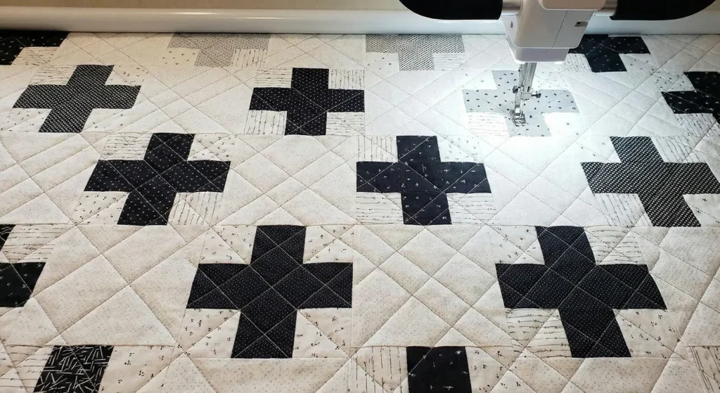 Swiss Cross or Plus Sign Farmhouse Quilts