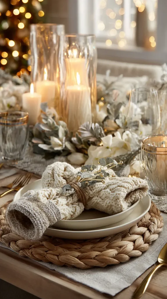 Warm Neutral Christmas Color Palettes for Small Dining Rooms
