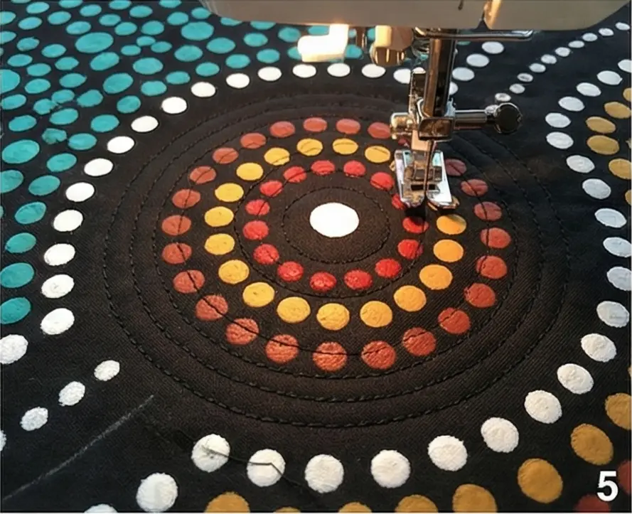 Aboriginal Australian Dot Painting Quilt Ideas