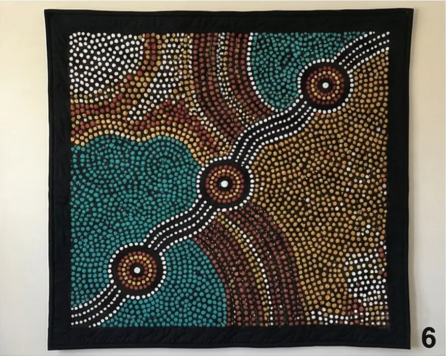 Aboriginal Australian Dot Painting Quilt Ideas