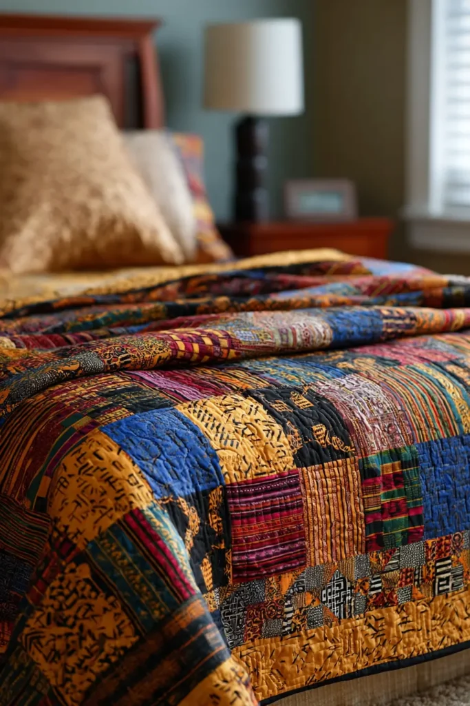 African Kente Cloth Quilt Patterns