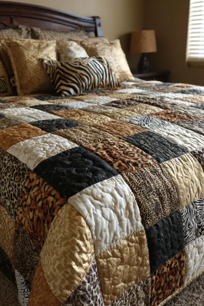 Animal Print Quilt Ideas for Everyday Girls' Bed Covers
