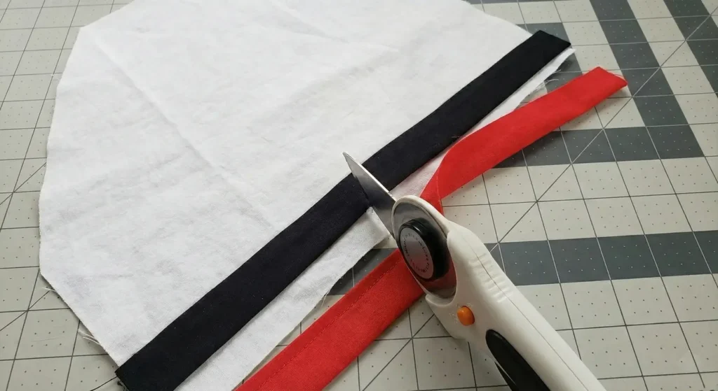 Artistic Abstract Red, Black, and White Quilt Designs