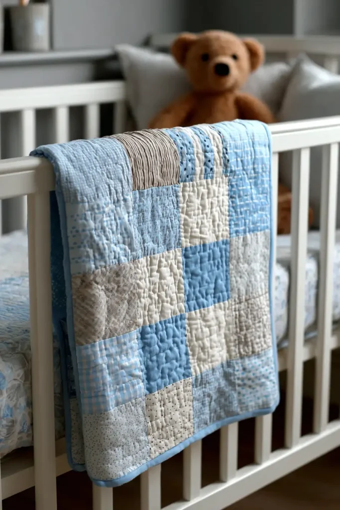 Baby Quilt Bed Runner Ideas for Soft Nursery Accents