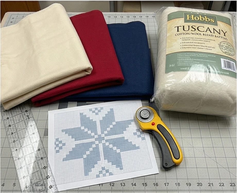 Blended Wool and Cotton Batting Quilts for Perfect Winter Weight