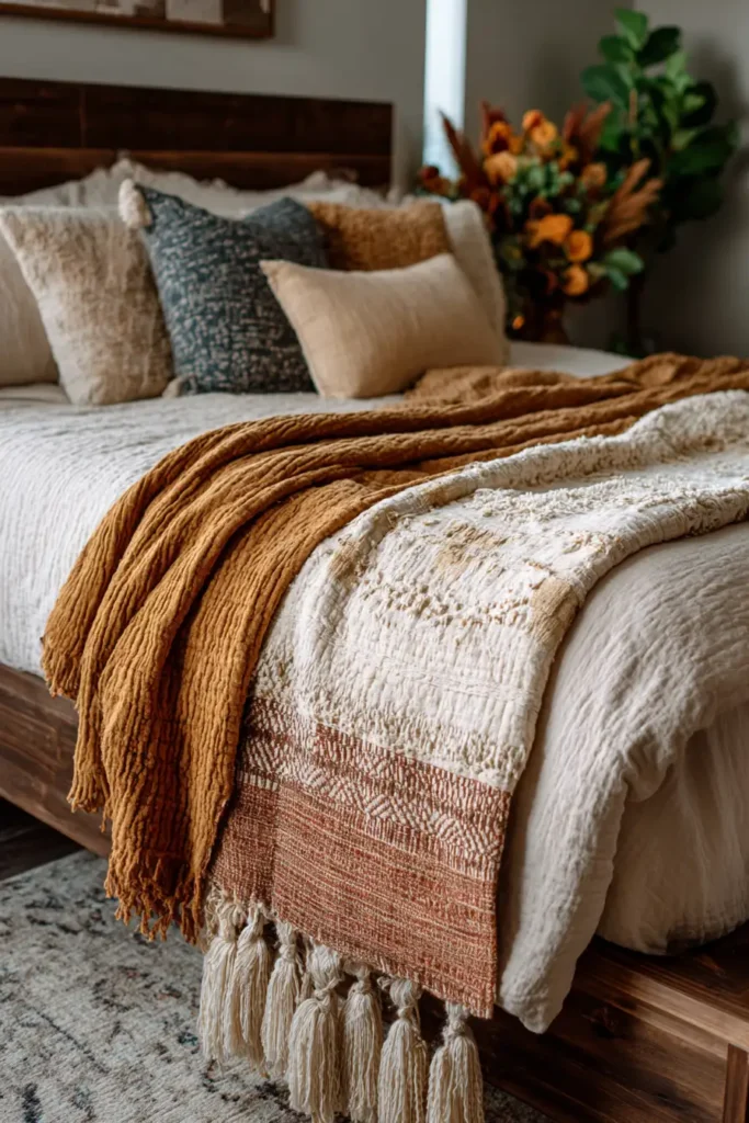 Bohemian Fringe Quilt Ideas for Cozy Girls' Bed Runners