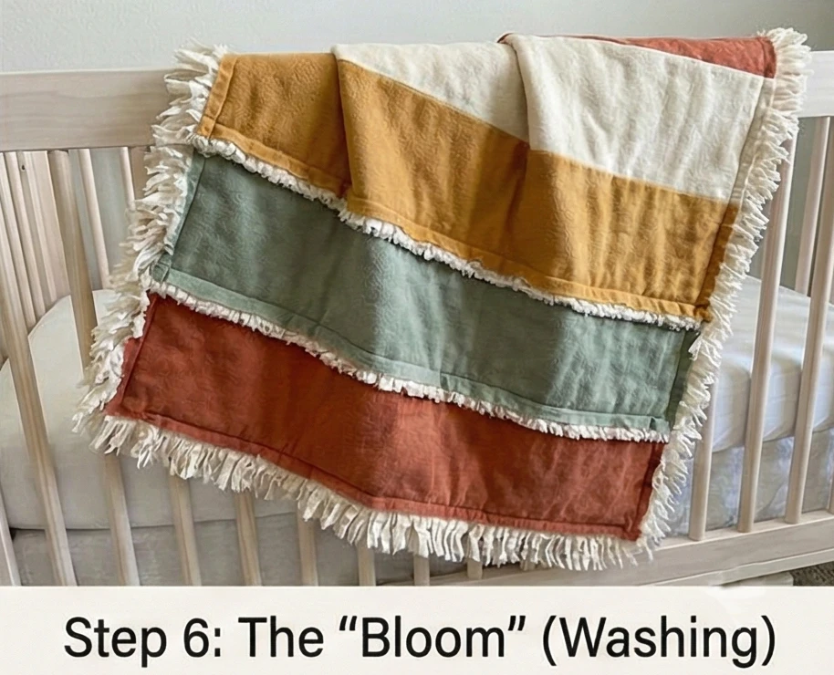 Boho Fringe and Tassel Baby Quilts for Stylish Nurseries