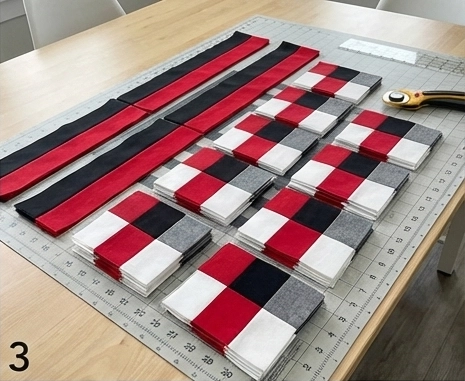 Bold Buffalo Check Quilt Throw for Sofa in Living Cum Dining Room