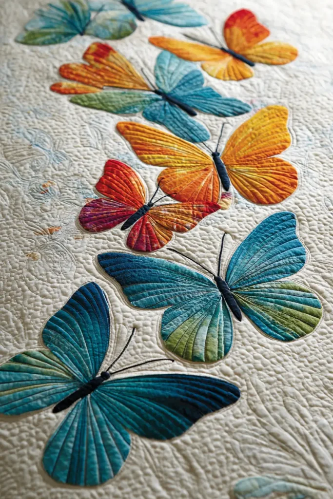 Butterfly Garden Quilt Ideas for Nature-Loving Girls
