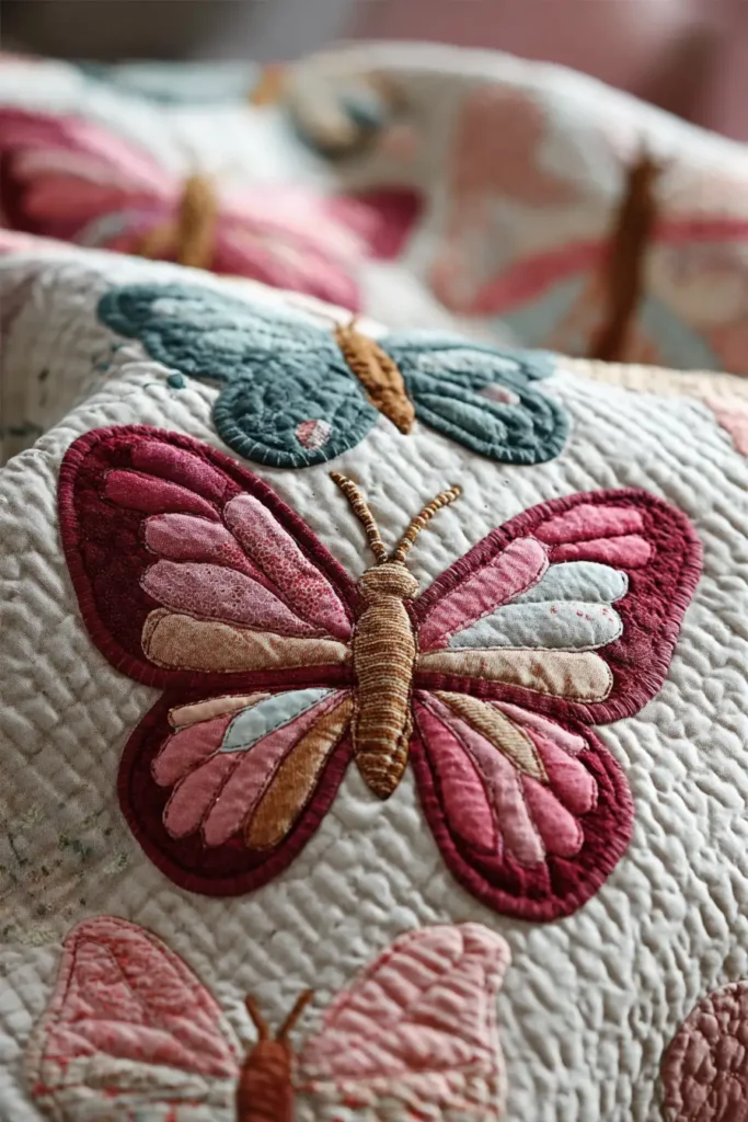 Butterfly Garden Quilt Ideas for Nature-Loving Girls
