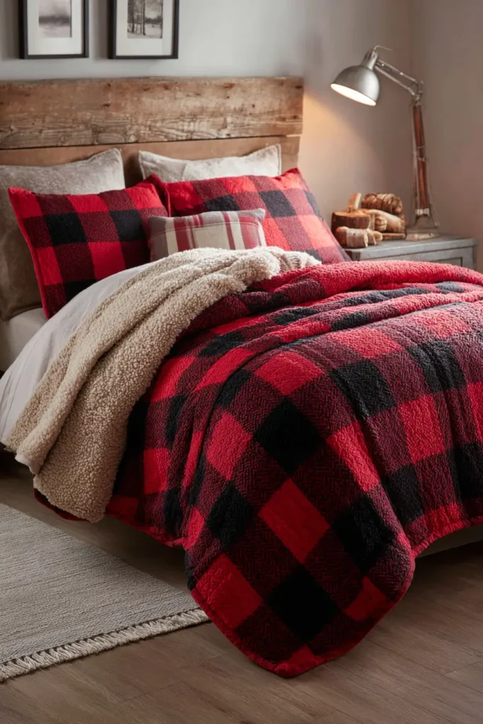Classic Plaid Wool Quilt Patterns for Cozy Winter Bedrooms