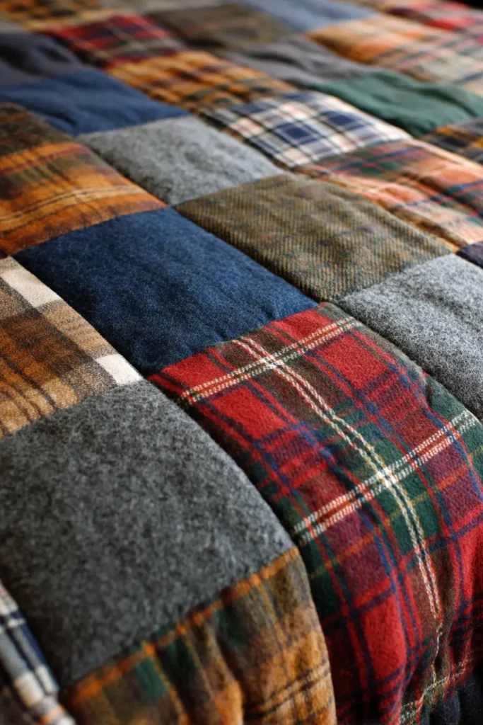 Classic Plaid Wool Quilt Patterns for Cozy Winter Bedrooms