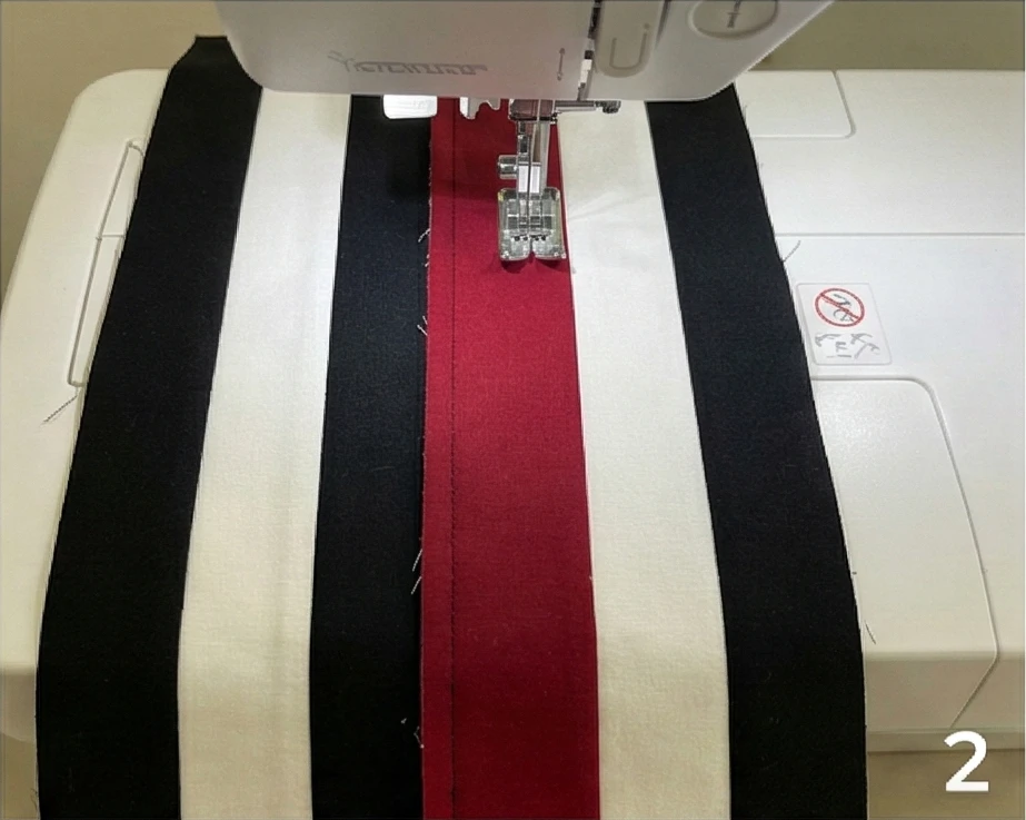 Cohesive Red, Black, and White Table Runner and Pillow Sets