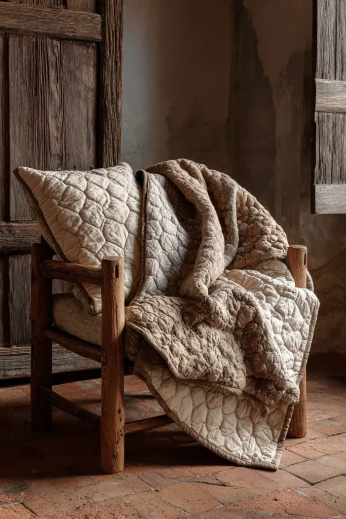 Comfortable Shonai Quilt Design for Lounge Chairs