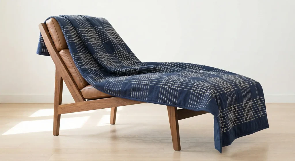 Comfortable Shonai Quilt Design for Lounge Chairs