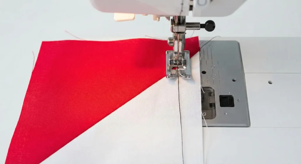 Contemporary Herringbone Quilt Patterns in Red, Black, and White