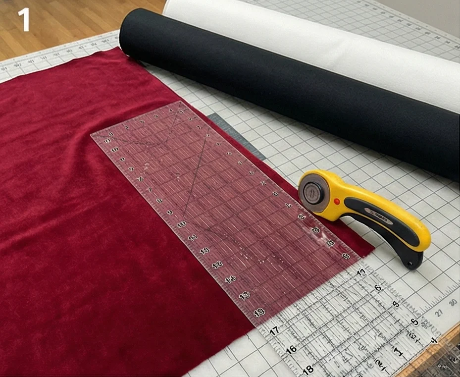 Contemporary Log Cabin Quilts for Modern Floor Decor in Red, Black, and White