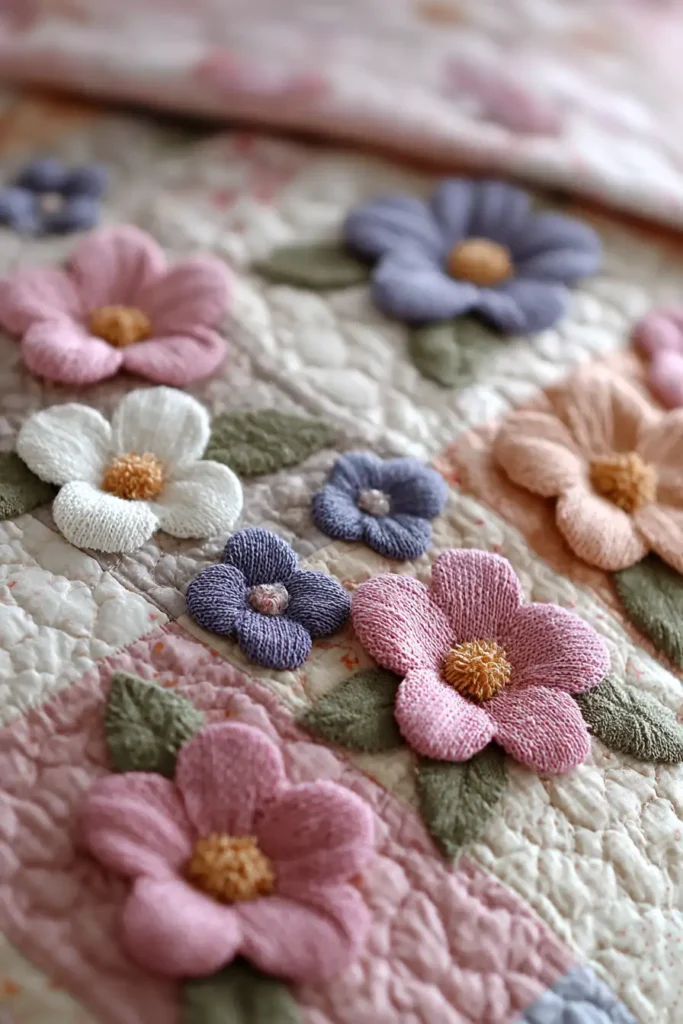 Cozy Floral Quilt Patterns for Girls' Comfortable Bedrooms
