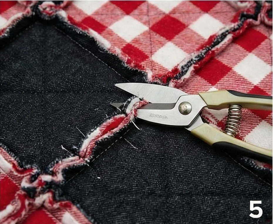 Cozy Red, Black, and White Quilted Floor Throws and Area Quilts