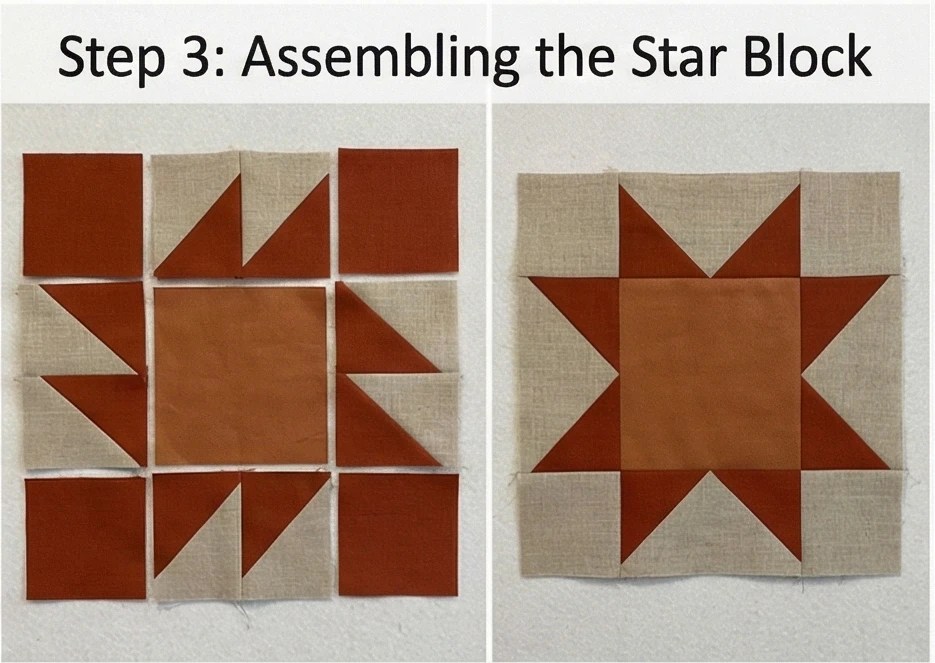 Cozy Sawtooth Star Bed Runners for a Splash of Style