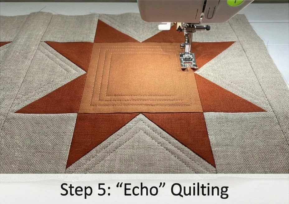 Cozy Sawtooth Star Bed Runners for a Splash of Style