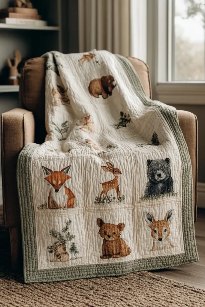 Cute Animal-Themed Baby Quilt Pattern Ideas for Cozy Everyday Use