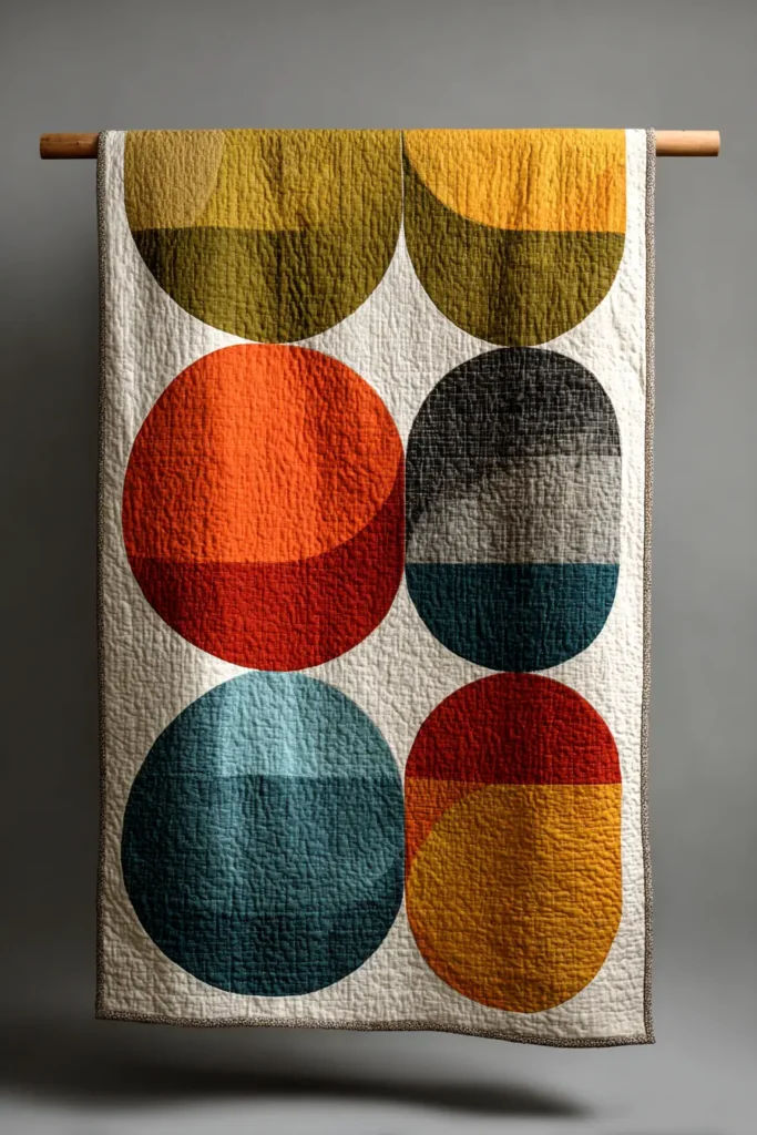 Danish Modern Quilt Designs with Clean Lines and Comfort