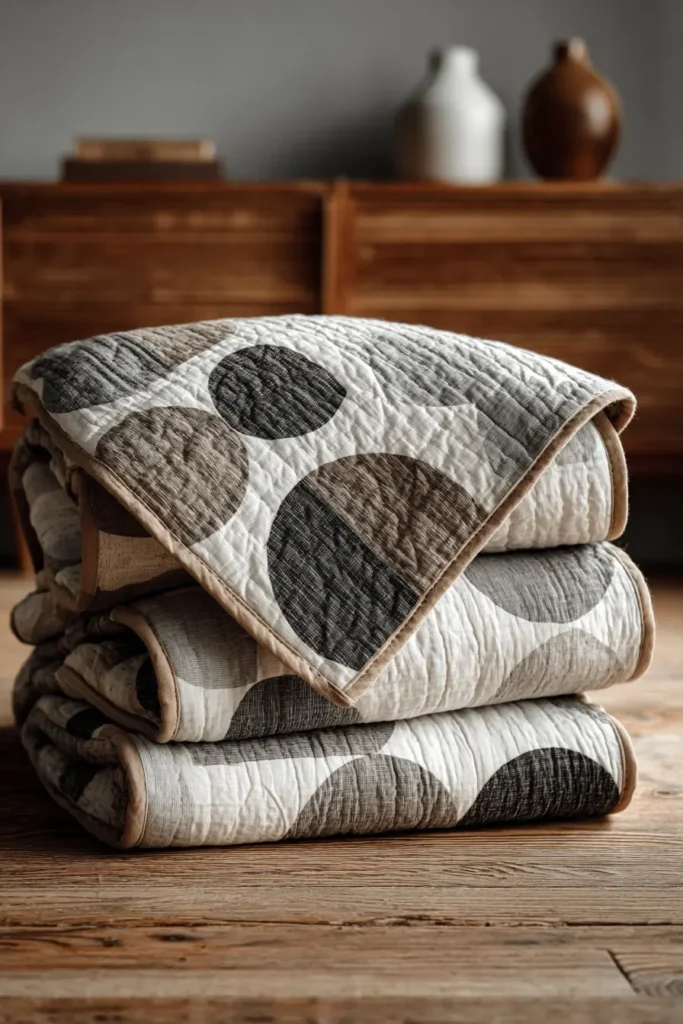 Danish Modern Quilt Designs with Clean Lines and Comfort