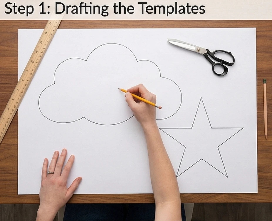 Decorative Cloud and Star Pillow Covers for Cozy Reading Nooks