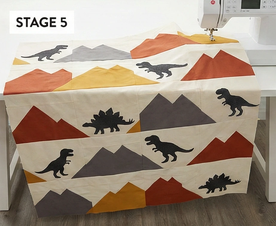 Dinosaur Roar Quilt Patterns for Adventurous Boys' Rooms