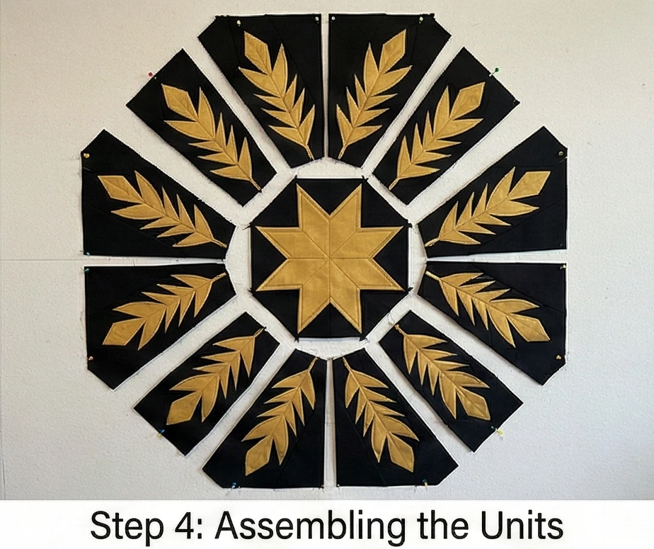 Dramatic Feathered Star Wall Hangings for Statement Art