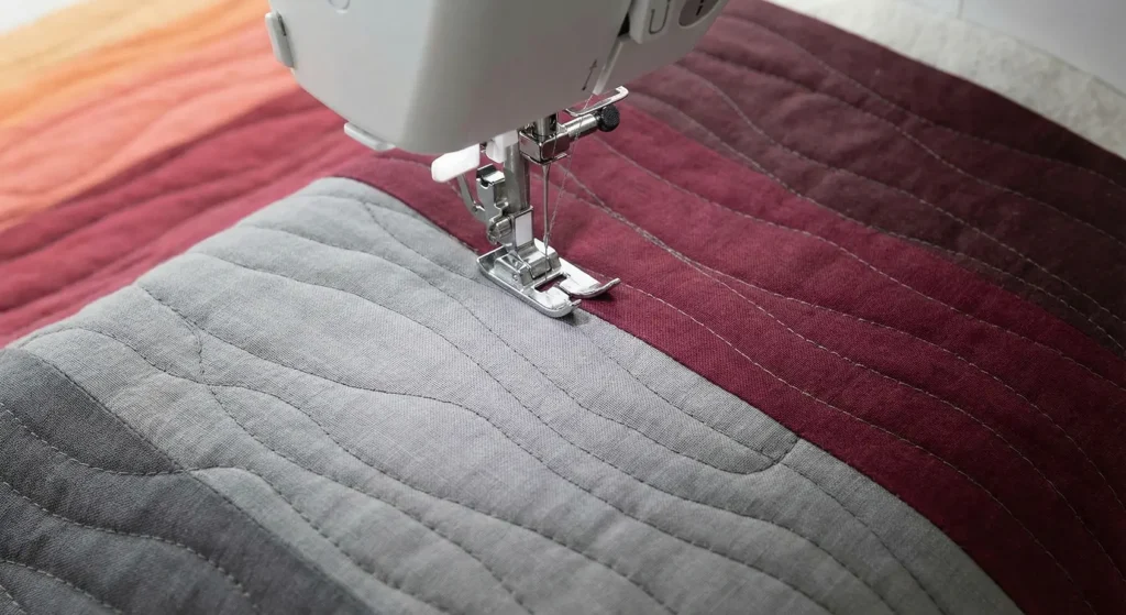 Dramatic Ombre Red, Black, and White Quilt Patterns