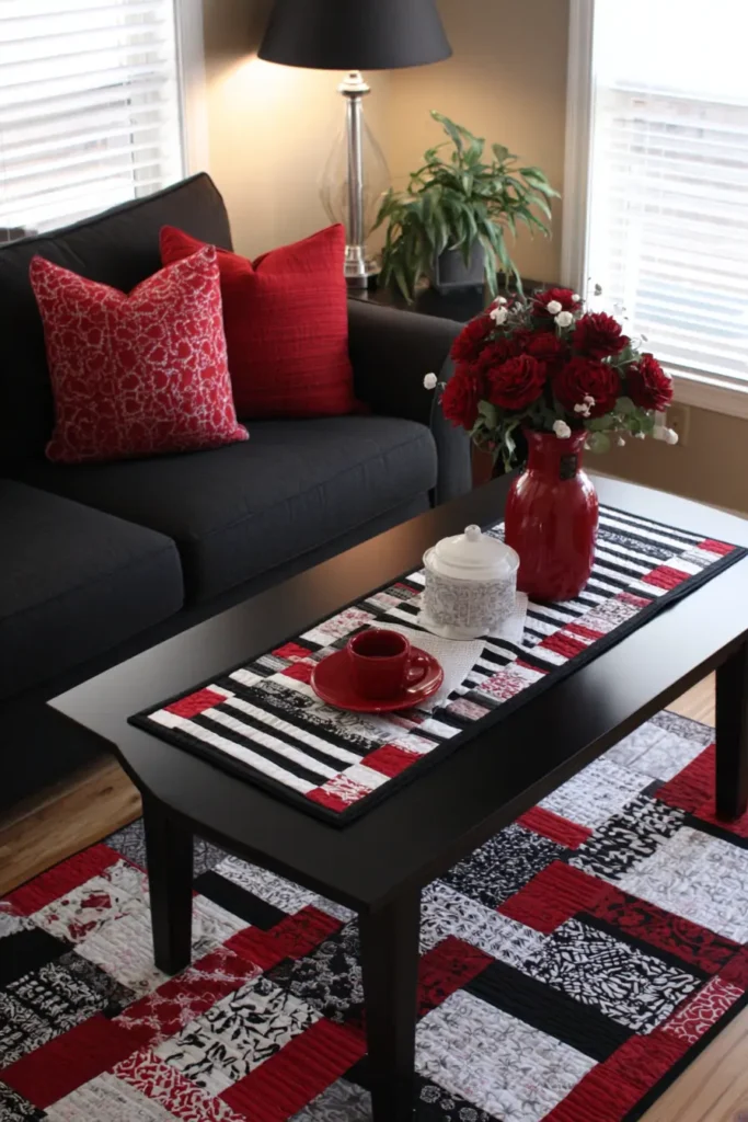 Easy DIY Quilted Coasters and Placemats for a Coordinated Set