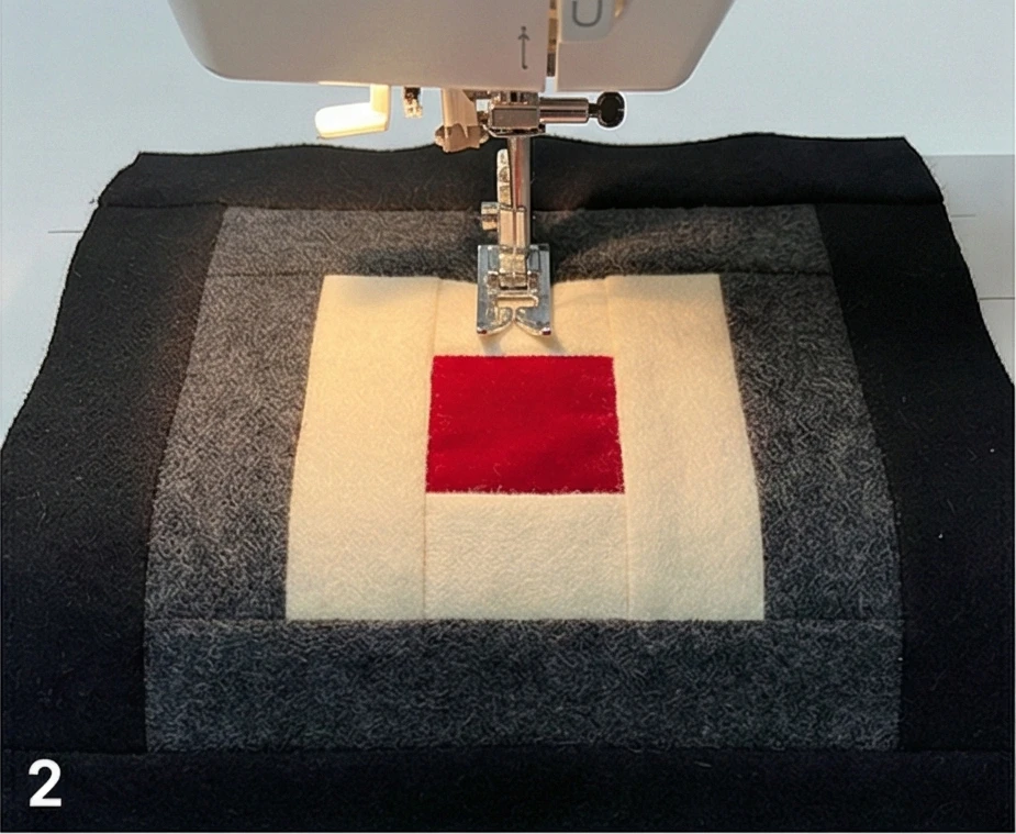 Elegant Black and Cream Wool Quilt Designs for Timeless Decor