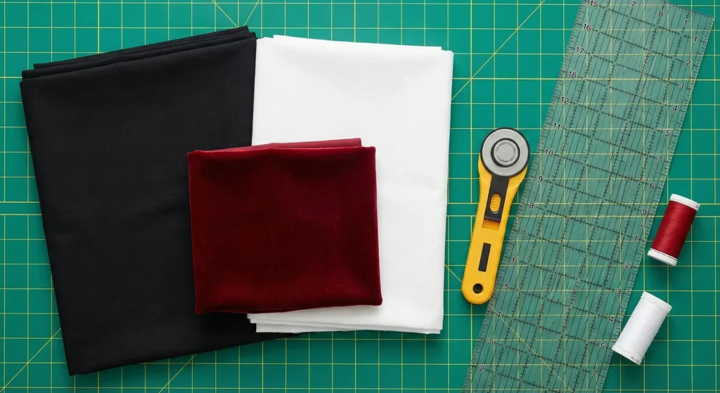 Elegant Irish Chain Quilts with Red Accents