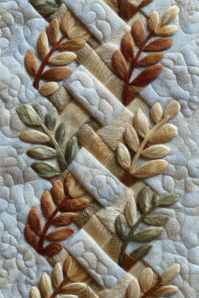 Elegant Lauhala Weave Hawaiian Quilt for Tabletop Accents