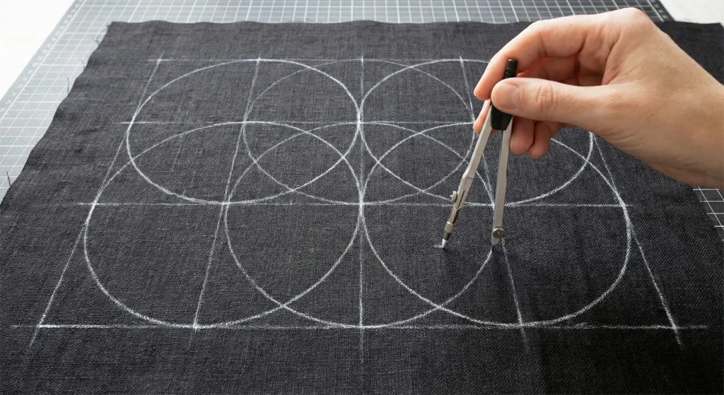 Elegant Sashiko Stitched Pillow Covers for Sofa Accents