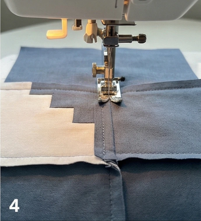 Elegant Snowflake Quilt Blocks for Winter Pillow Covers