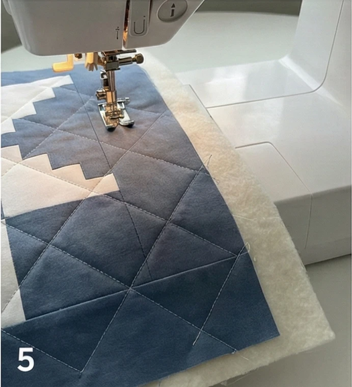 Elegant Snowflake Quilt Blocks for Winter Pillow Covers