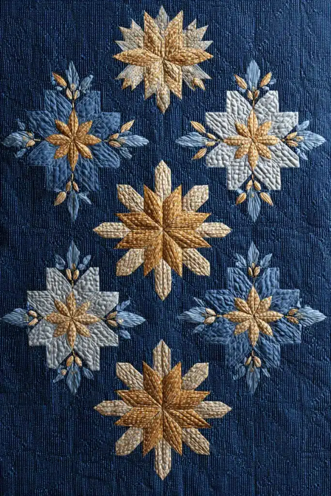 Elegant Star Quilted Sofa Throws for Year-Round Coziness