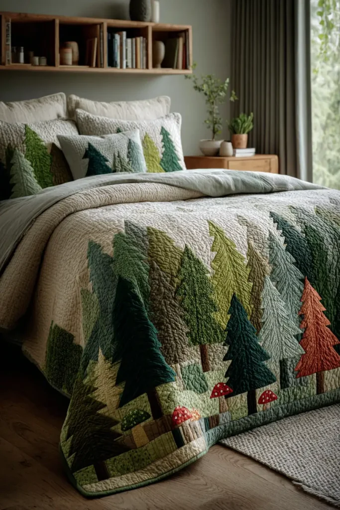 Enchanted Forest Themed Bed Covers & Pillow Covers