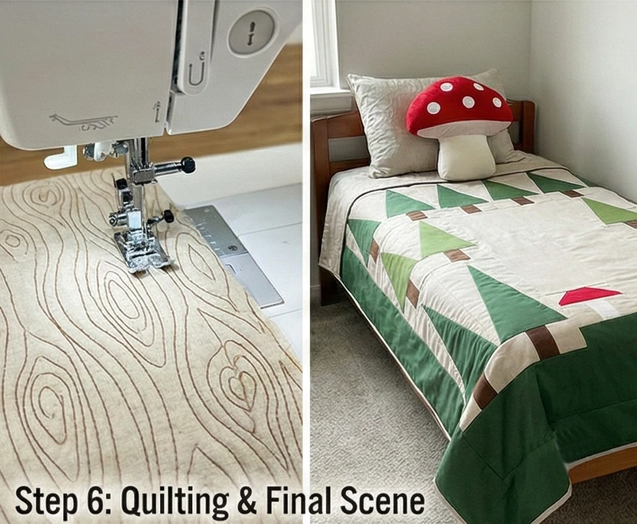 Enchanted Forest Themed Bed Covers & Pillow Covers