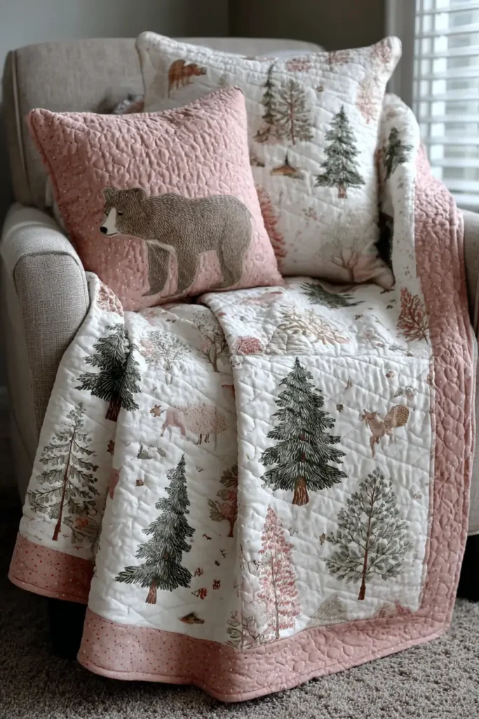 Enchanted Forest Themed Bed Covers & Pillow Covers