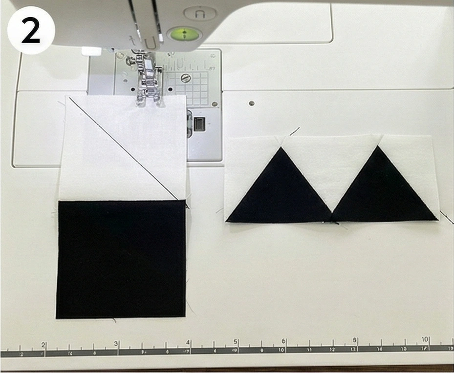 Farmhouse-Style Red, Black, and White Quilts for Open Living Dining Areas