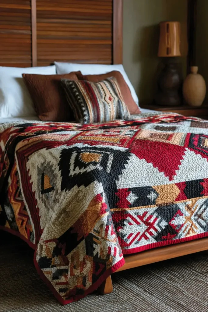 Filipino Weaving-Inspired Geometric Quilts