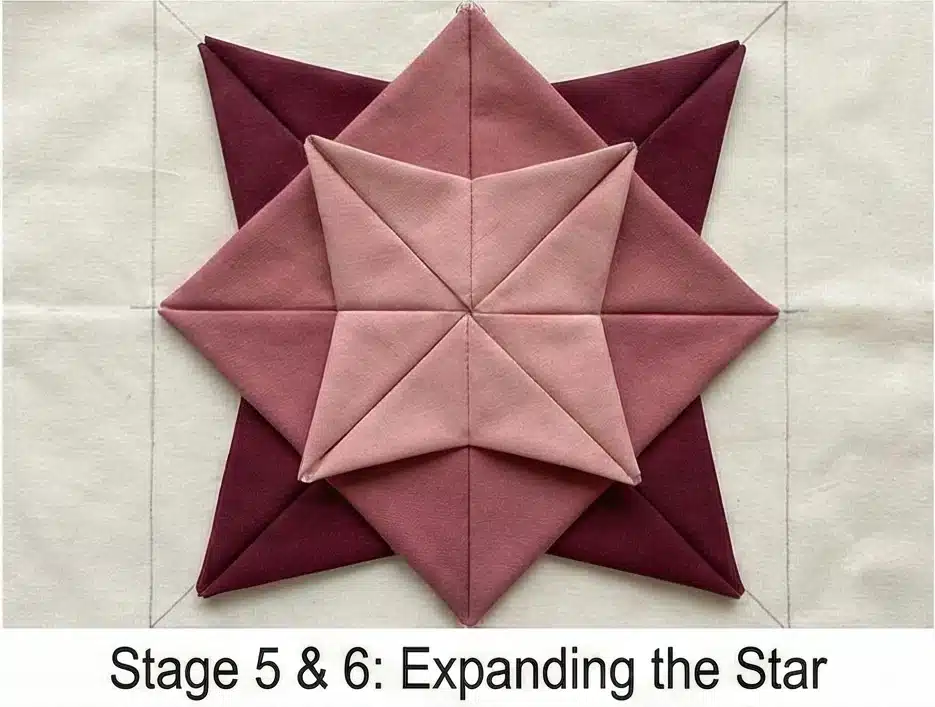 Folded Star Quilted Cushion Covers for Textured Decor