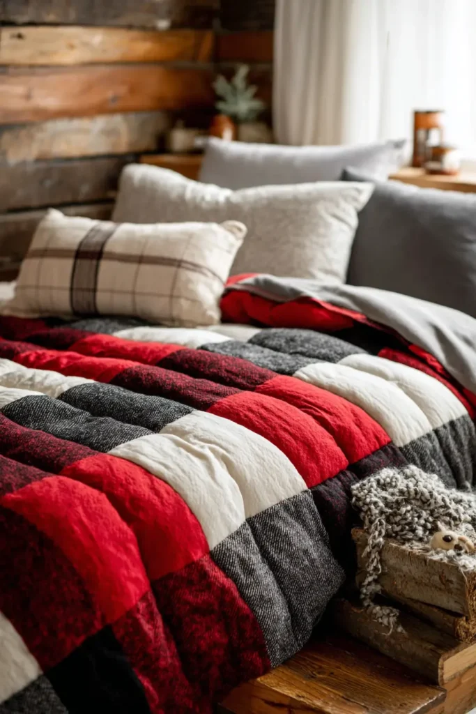 Hand-Tied Flannel Comforters for Extra Loft and Warmth