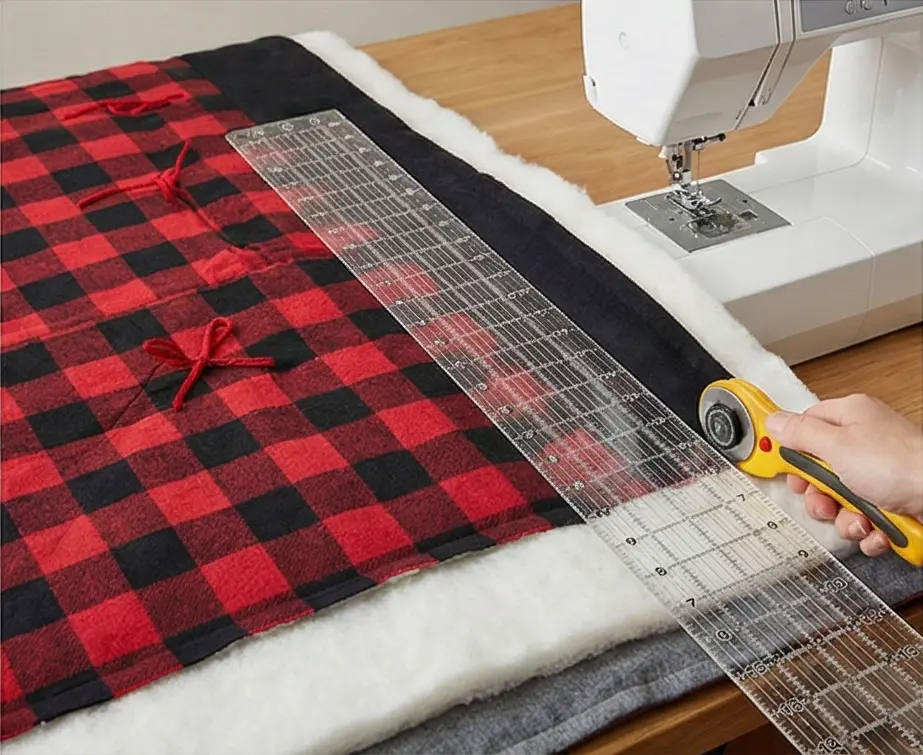 Hand-Tied Flannel Comforters for Extra Loft and Warmth