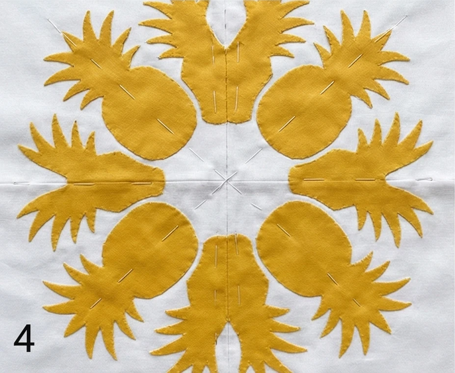 Hawaiian Pineapple Quilt Block Designs