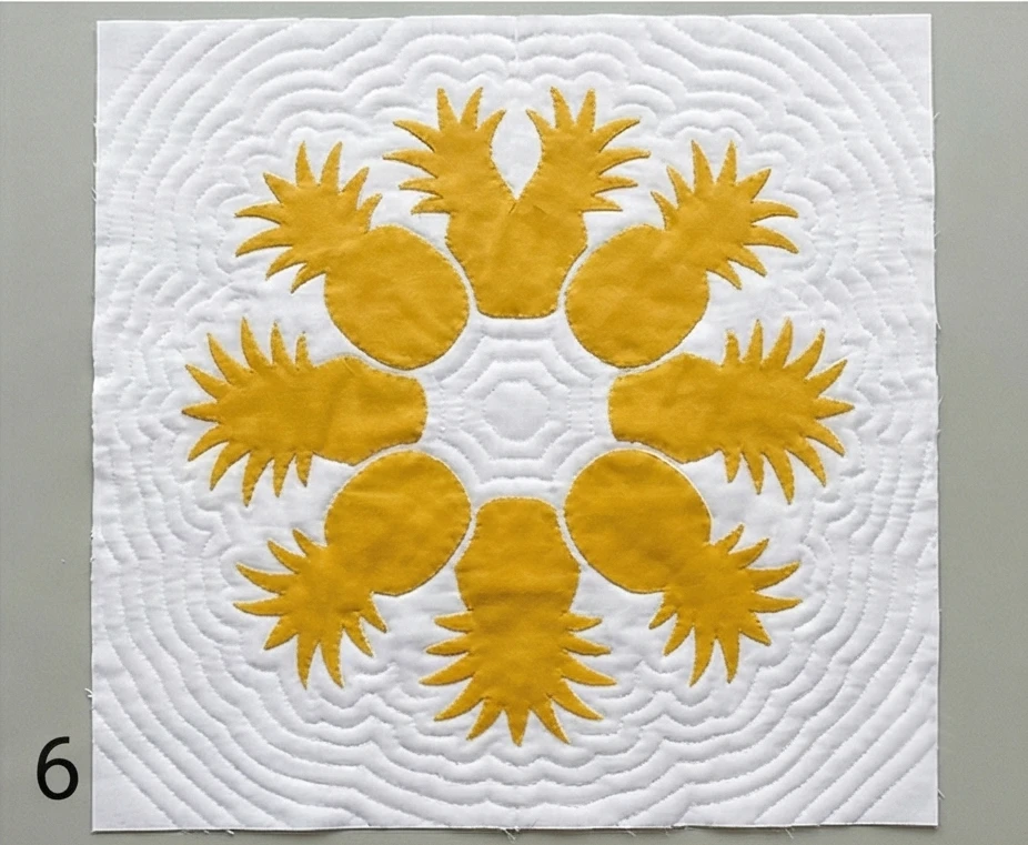 Hawaiian Pineapple Quilt Block Designs
